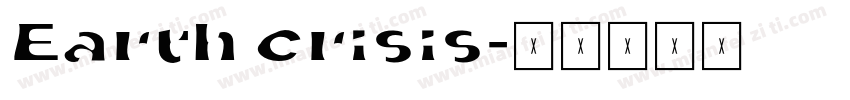 Earth crisis字体转换